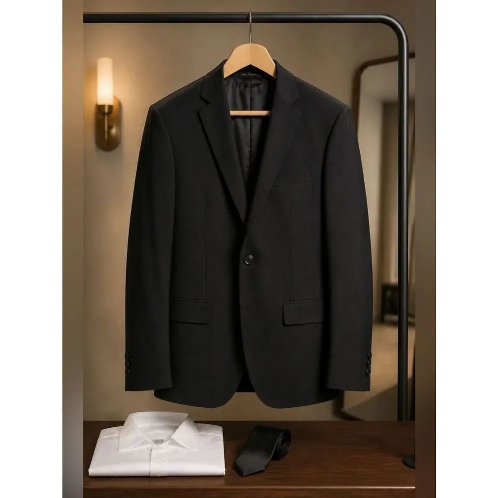 Van Heusen Black Flex Sports Coat 40 S